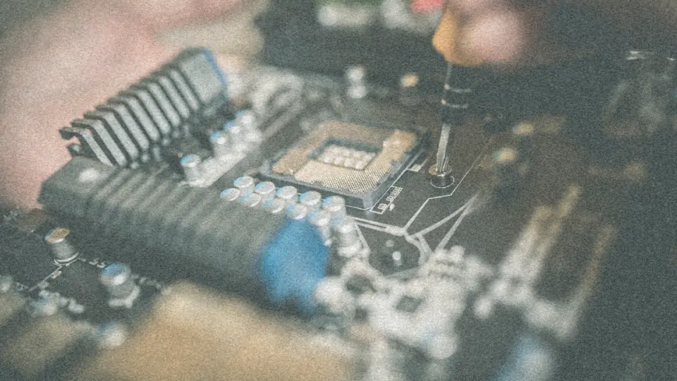Wirehead Repair opening up a desktop tower for repair